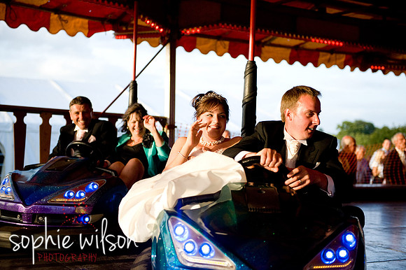 Wedding Couple on Dodgems