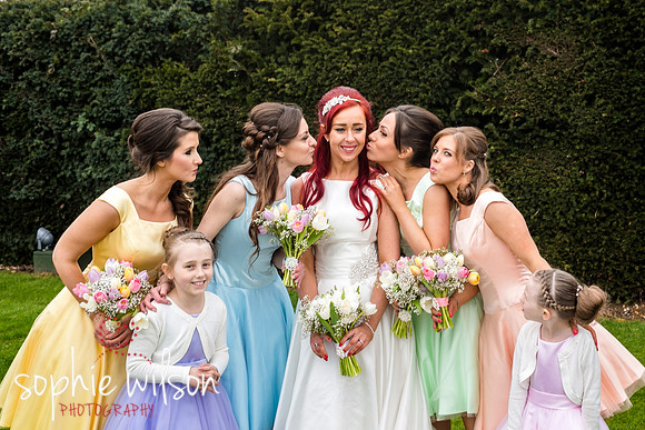 Wedding Bride and bridesmaids