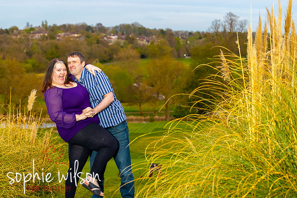 TelanaAndJoeTheGrovePreWeddingShoot-89