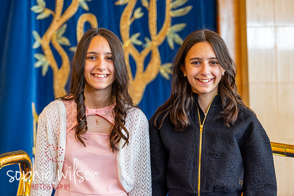 Holly and Issy Bat Mitzvah Friday and sunday May 2025-25